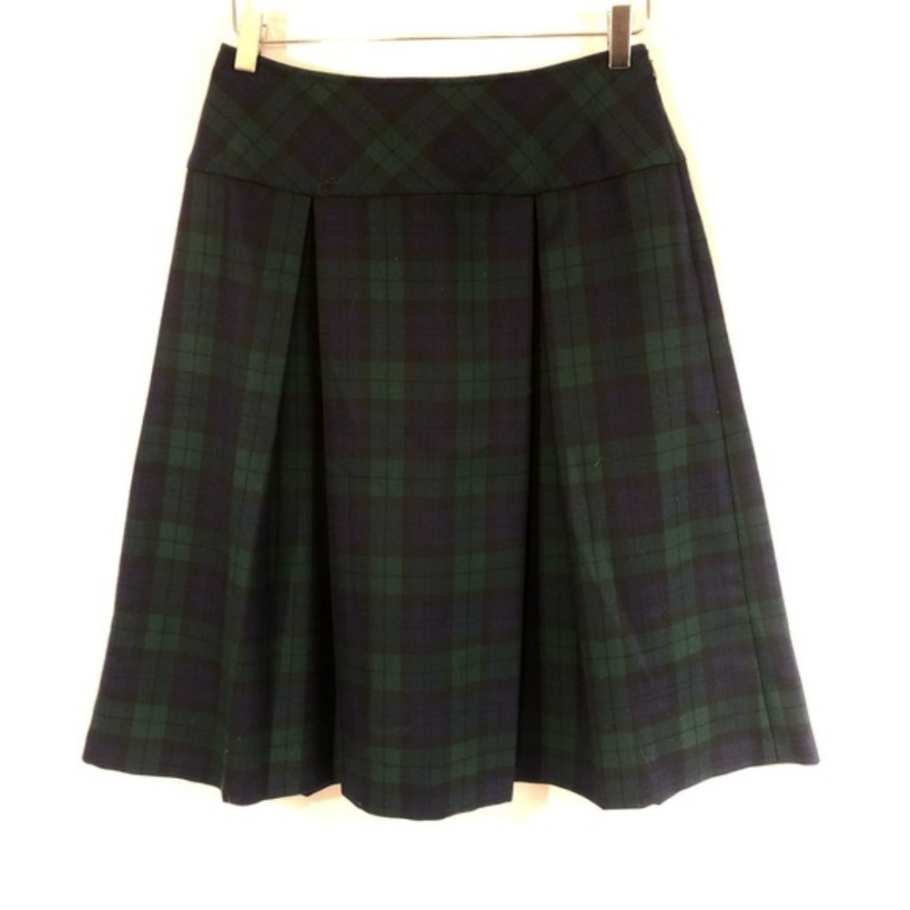 Pendleton Plaid Pleated Skirt Size 6